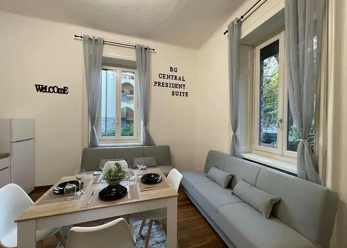 شقة Bg President Con Parcheggio - Vista Citta Alta *